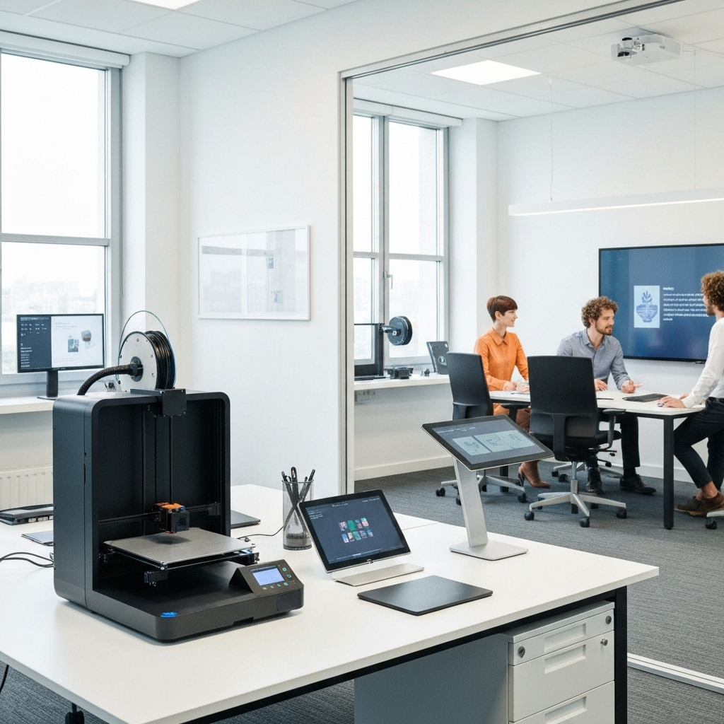 Modern office workspace in Labuan, Malaysia